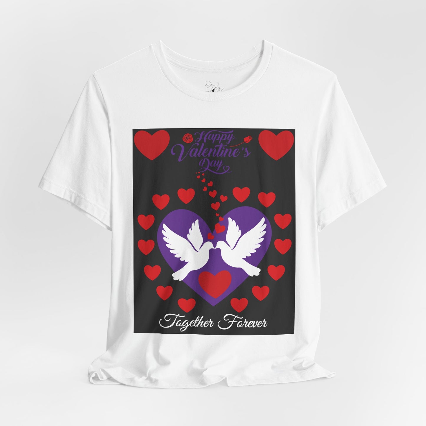 Valentine Doves Together Forever T Shirt