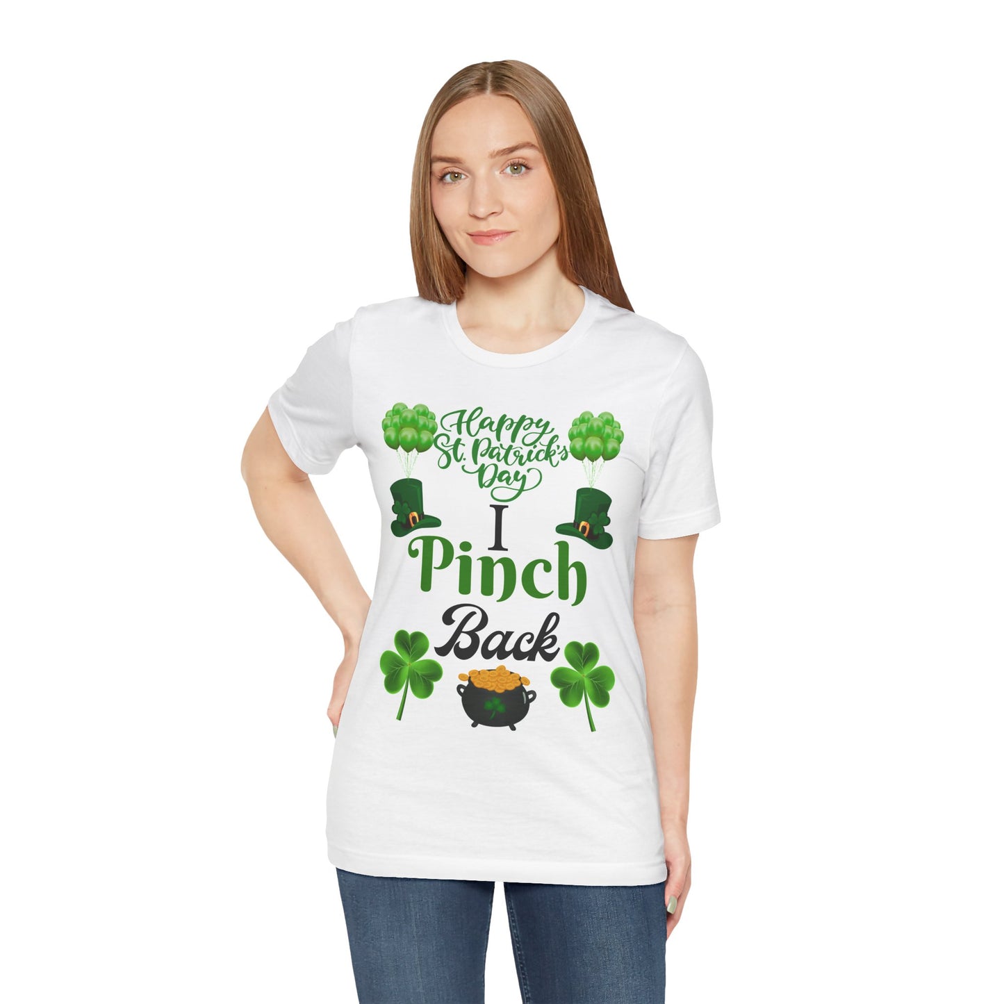 St Patrick's Day I Pinch Back T Shirt