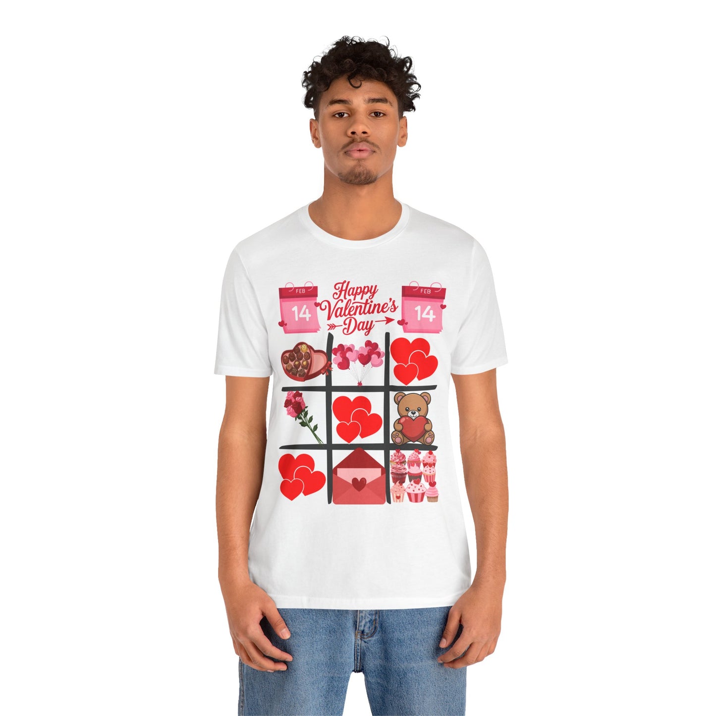 Valentines Day Hearts Tee