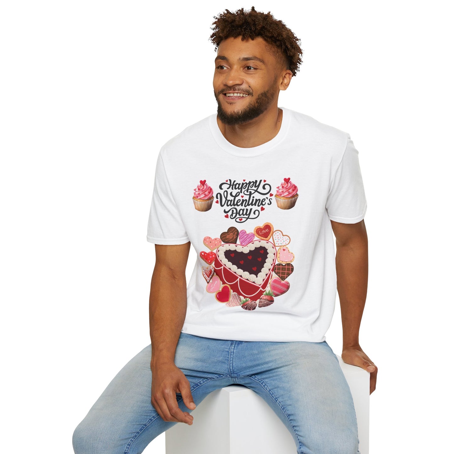 Valentine's Day Heart Cookies Cupcakes T-Shirt