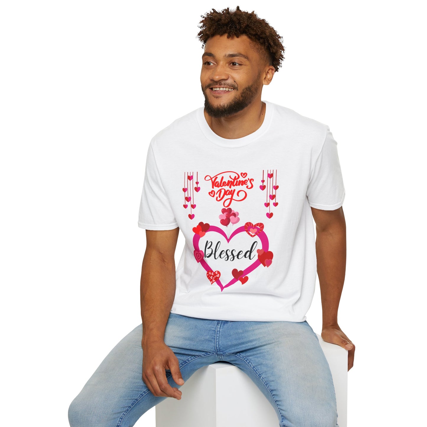 Valentine's Day 'Blessed' Heart T-Shirt