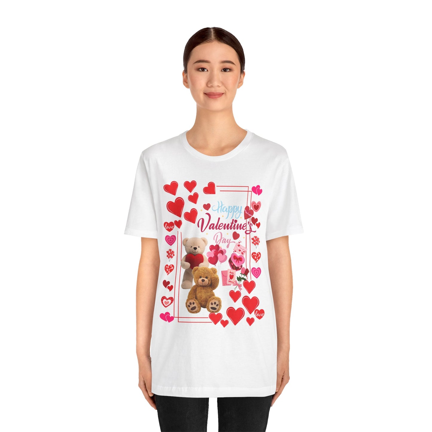 Valentine's Day Teddy Heart Tee