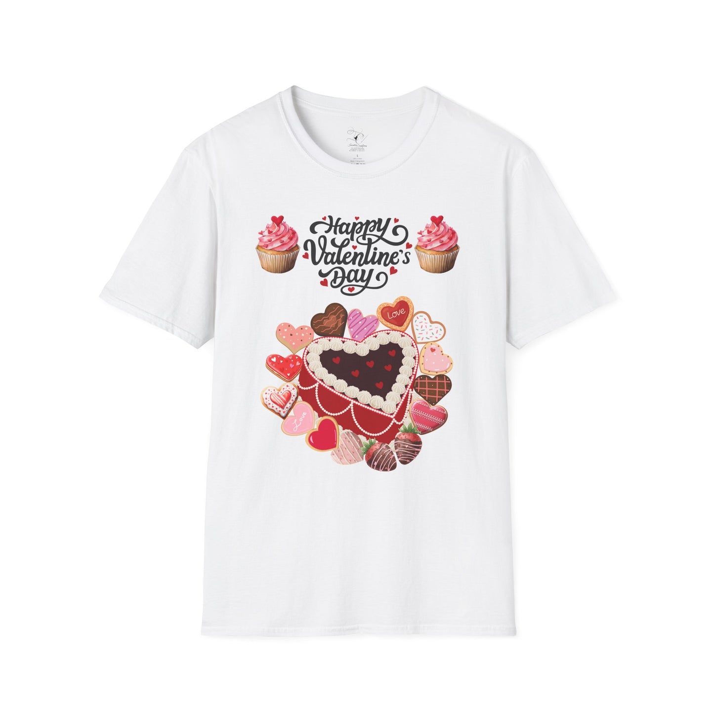Valentine's Day Heart Chocolates & Cupcakes T-Shirt