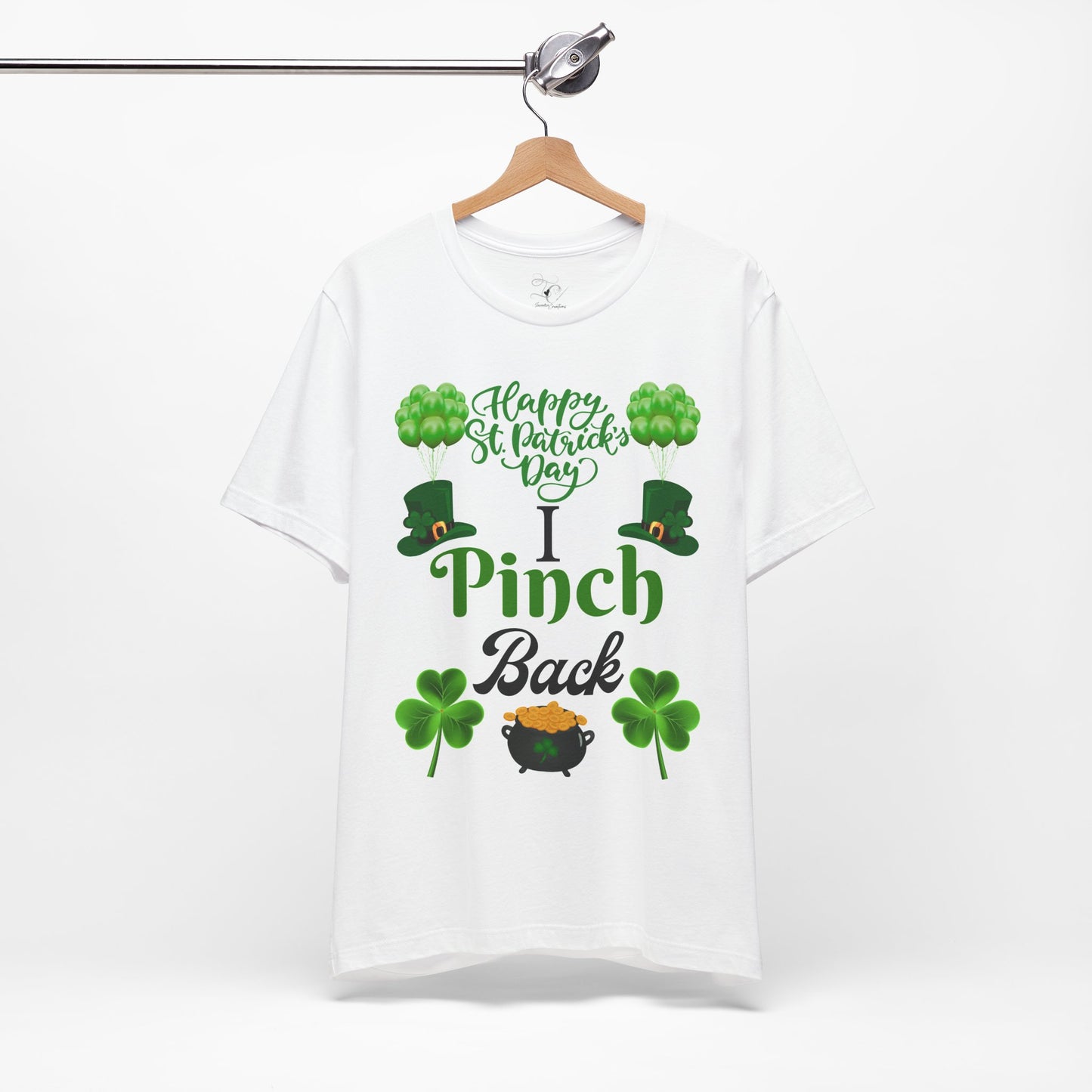 St Patrick's Day I Pinch Back T Shirt