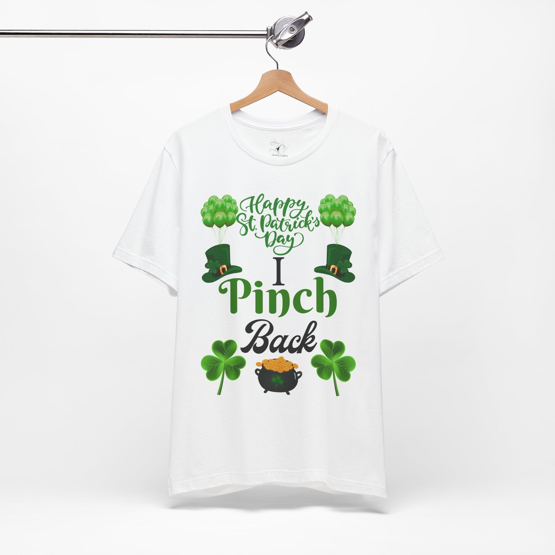 St Patrick's Day I Pinch Back T Shirt