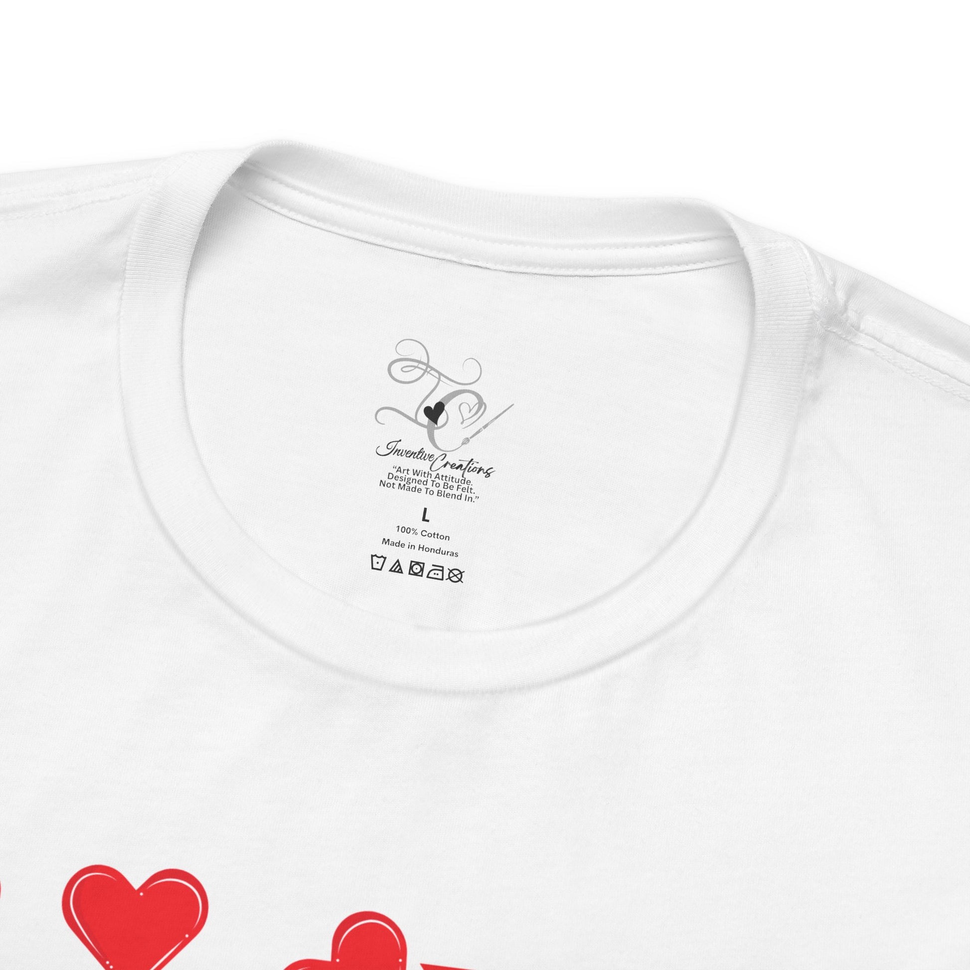 Valentine's Day Teddy Heart Tee