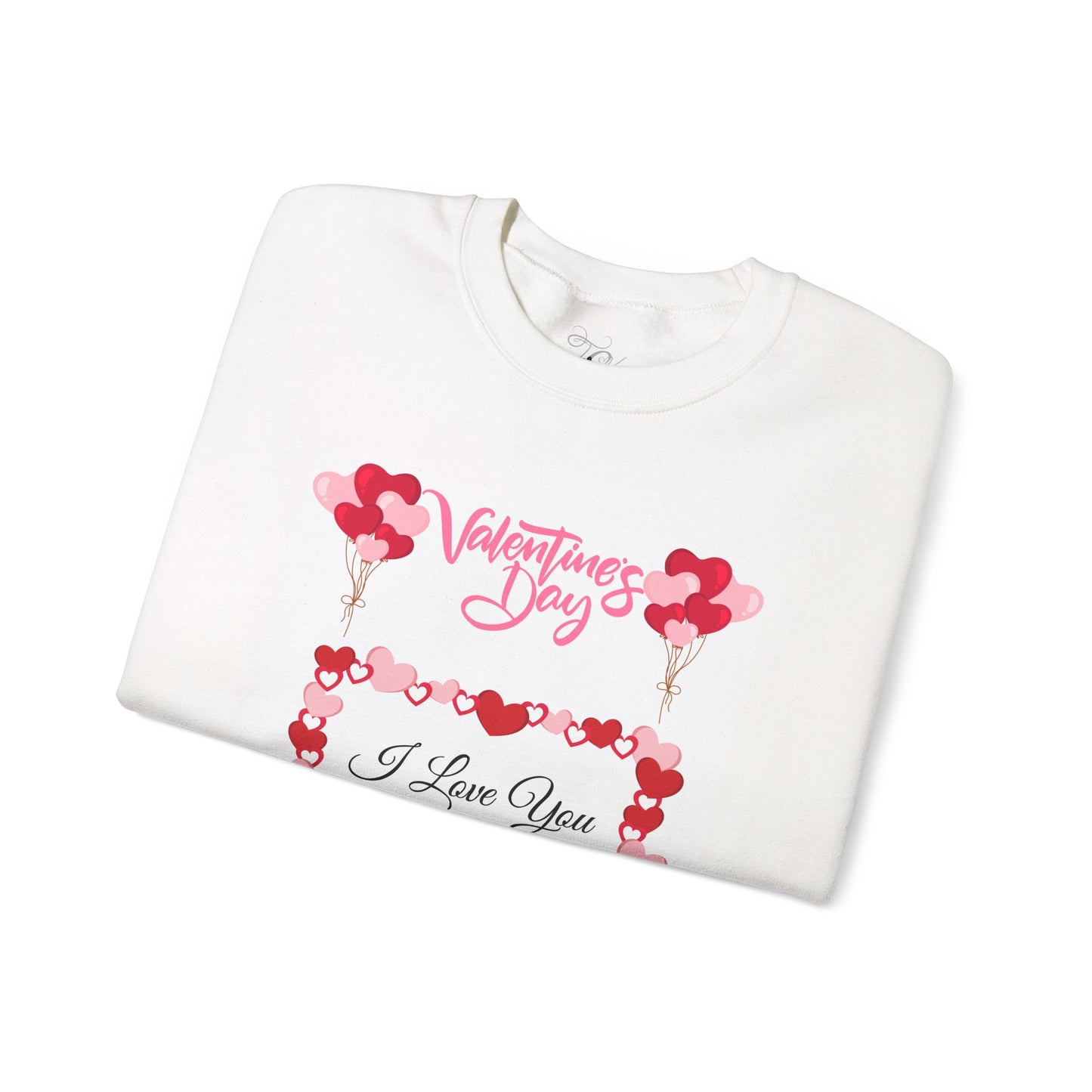 Valentine's Day 'I Love You' Bear Crewneck Sweatshirt