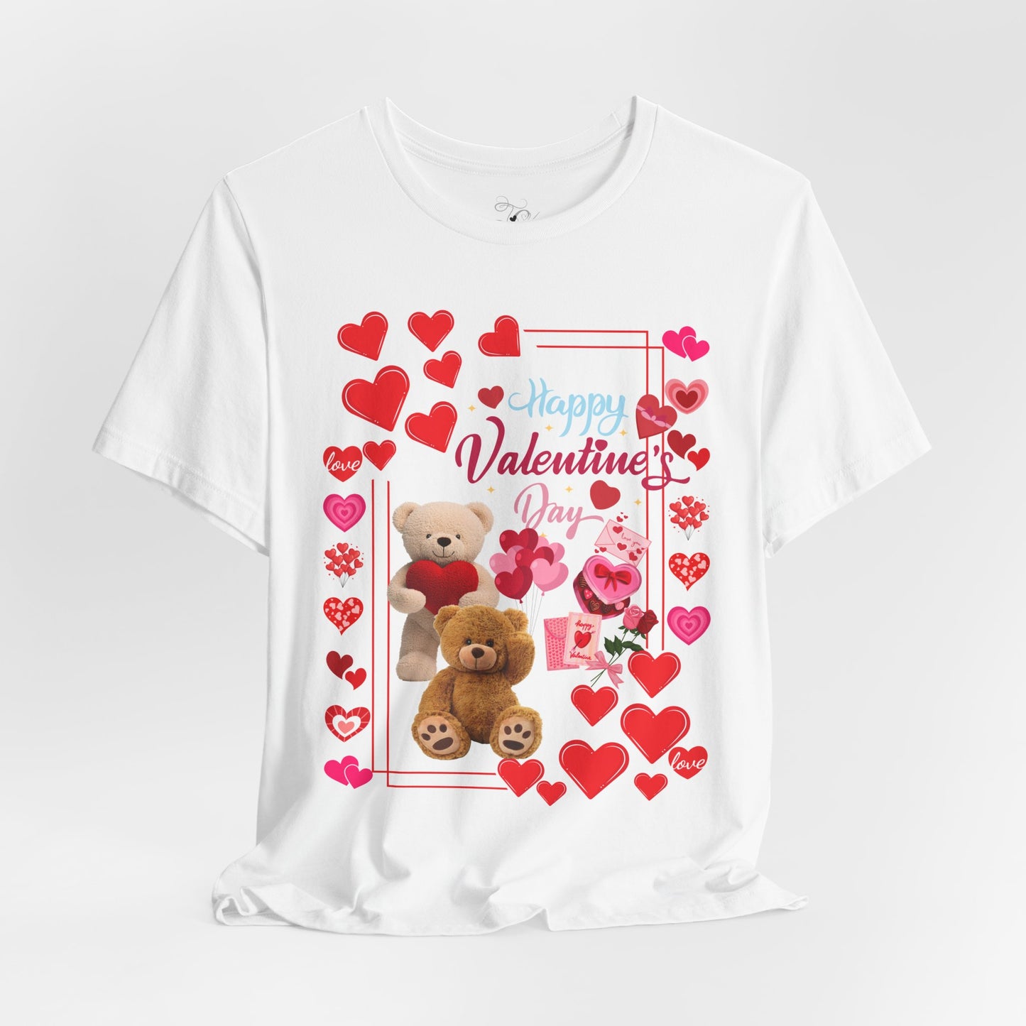 Valentine's Day Teddy Heart Tee