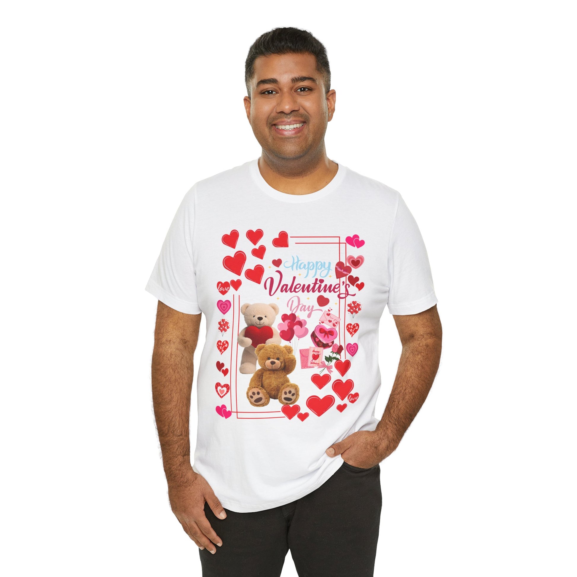 Valentine's Day Teddy Heart Tee