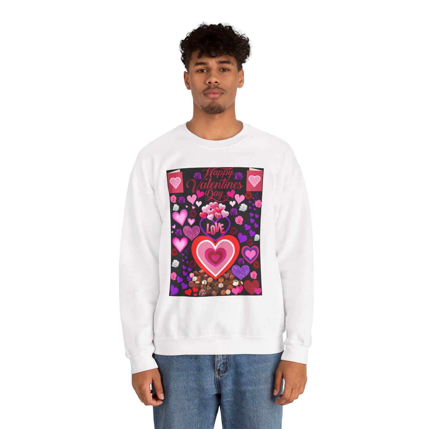 Valentine's Day Heart Love Sweatshirt