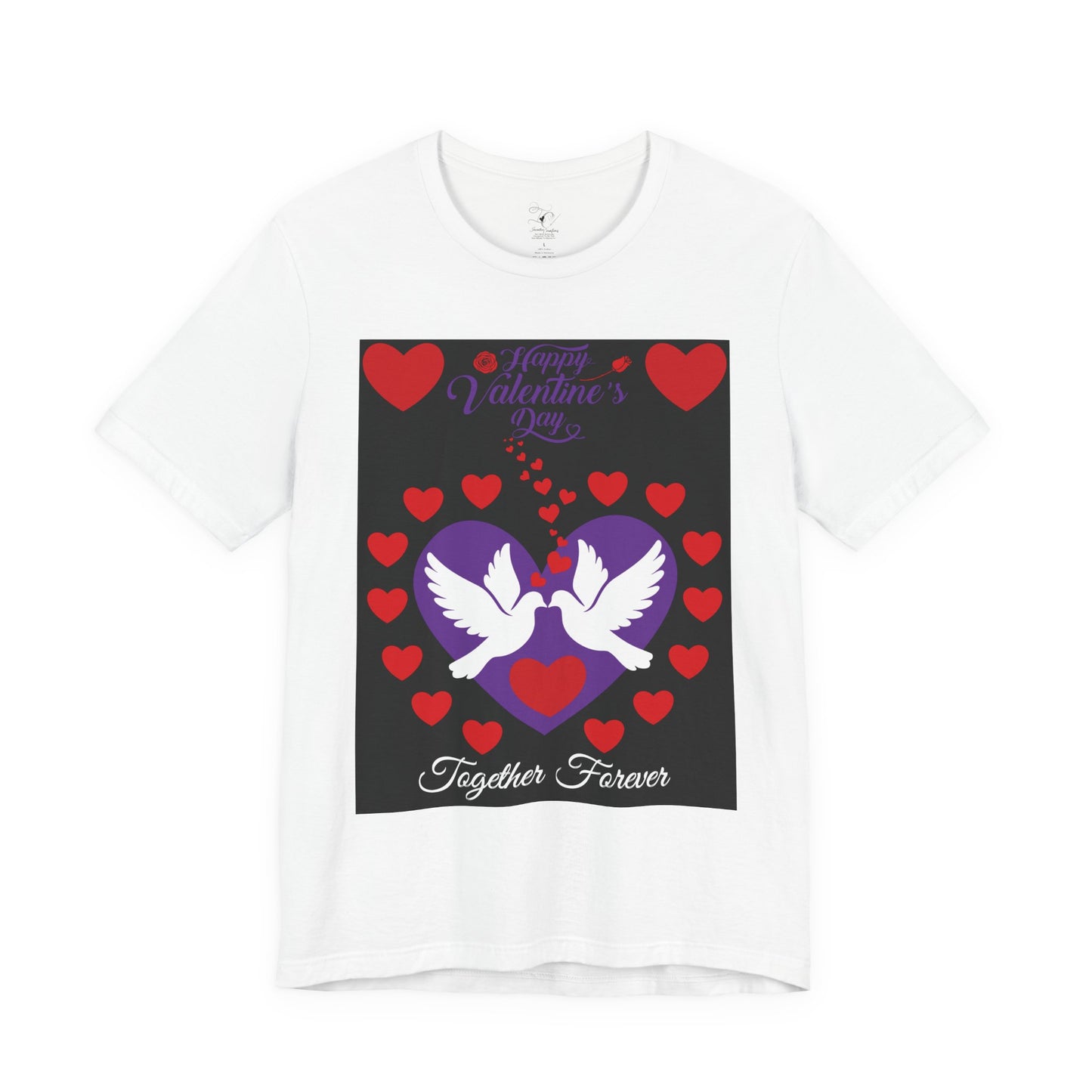 Valentine Doves Together Forever T Shirt