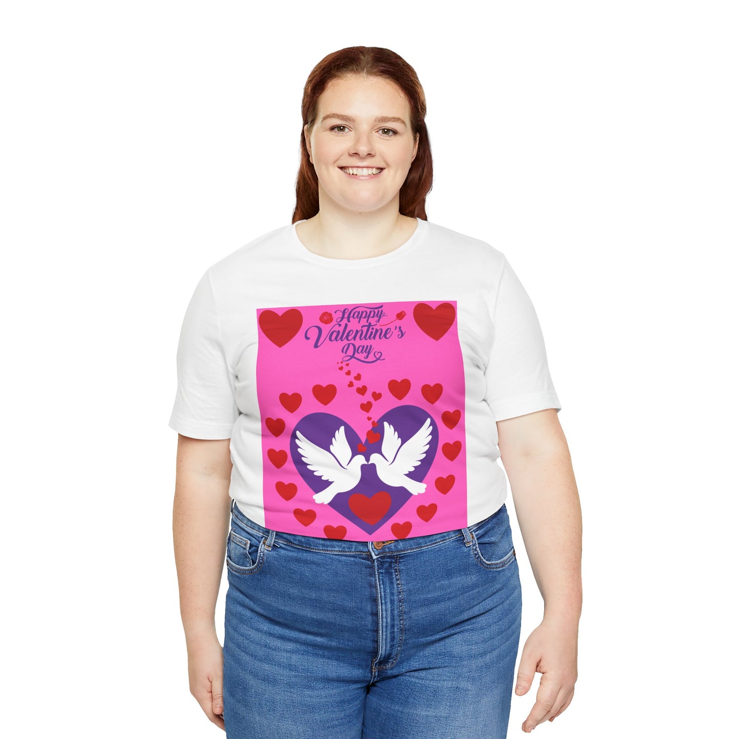Valentine's Day 'Together Forever' Heart Doves T-Shirt