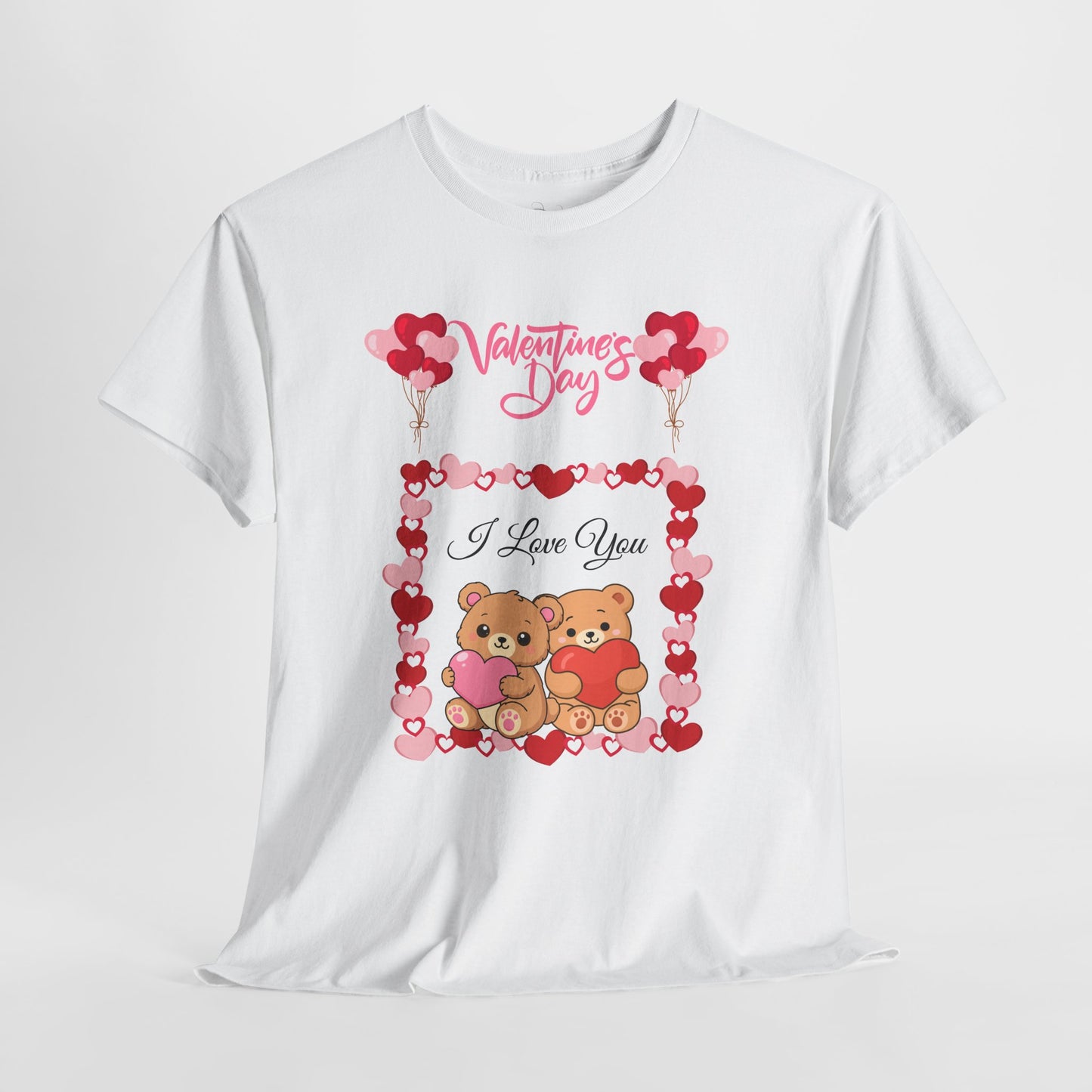 Valentine's Day I Love You Teddy Bears T Shirt
