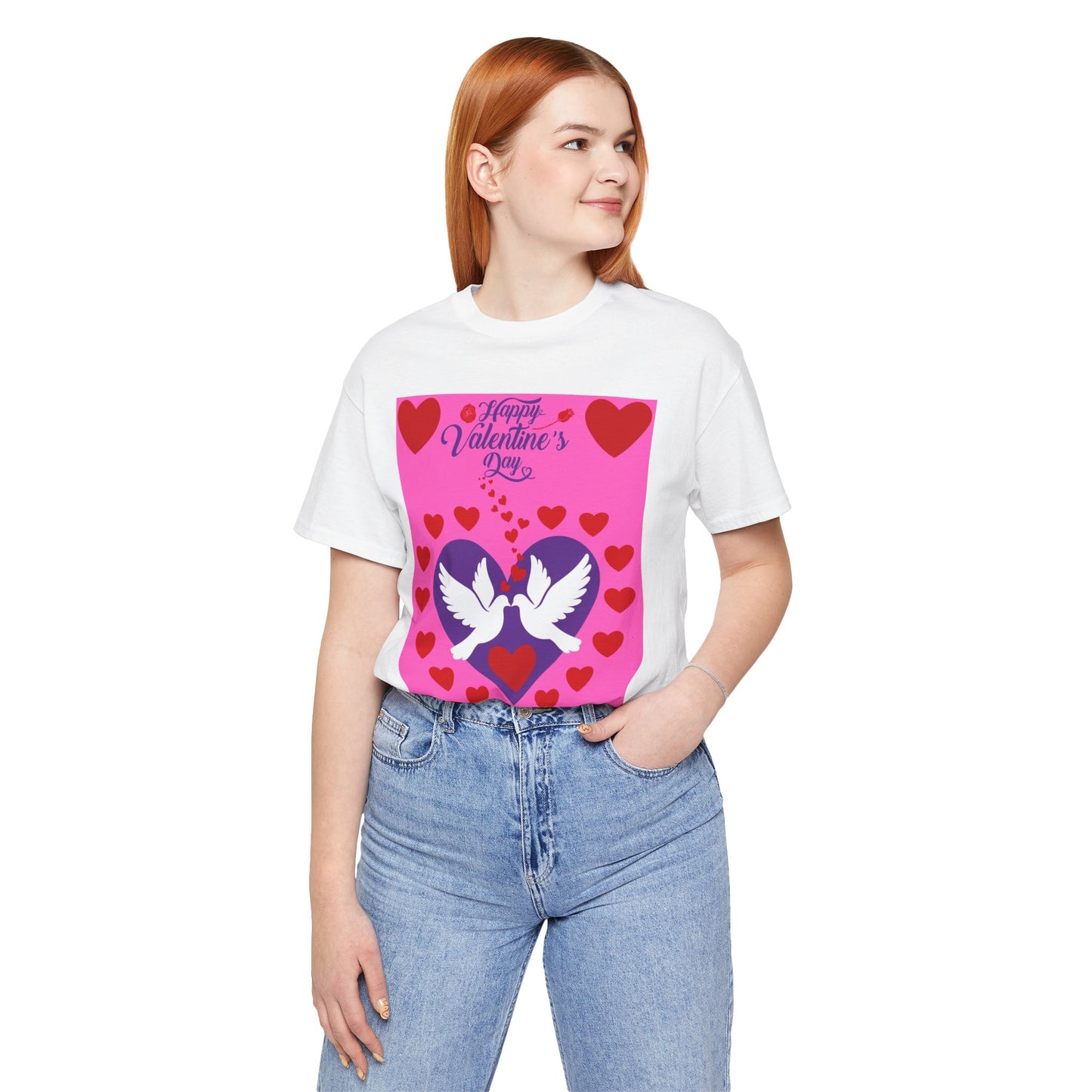 Valentine's Day 'Together Forever' Heart Doves T-Shirt