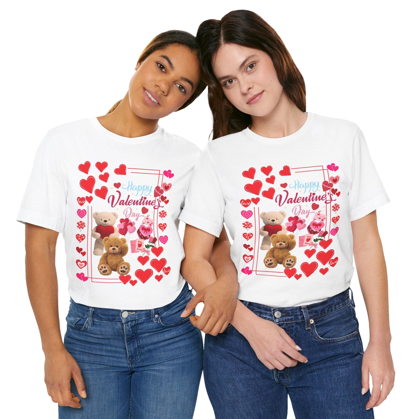 Valentine's Day Teddy Heart Tee