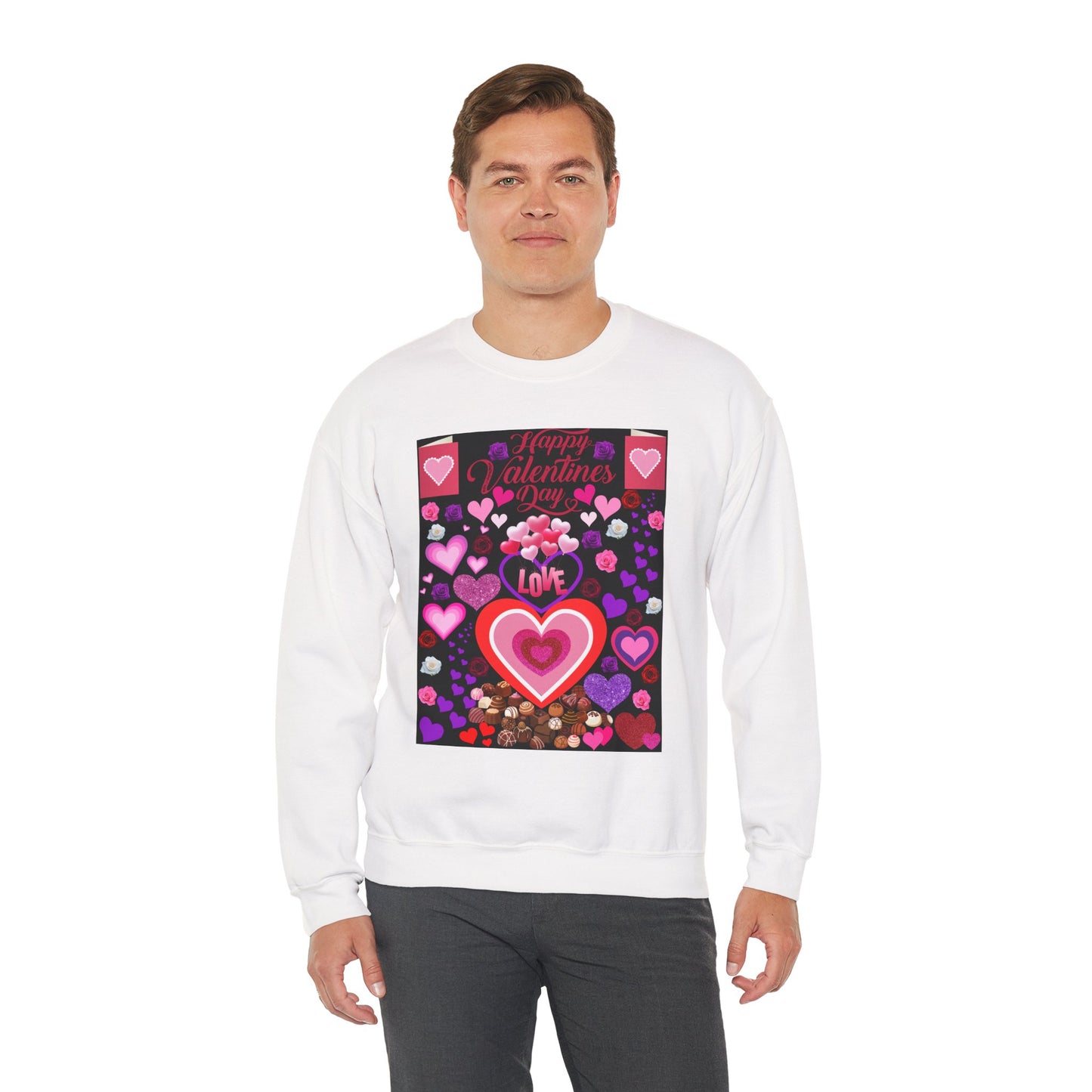 Valentine's Day Heart Love Sweatshirt