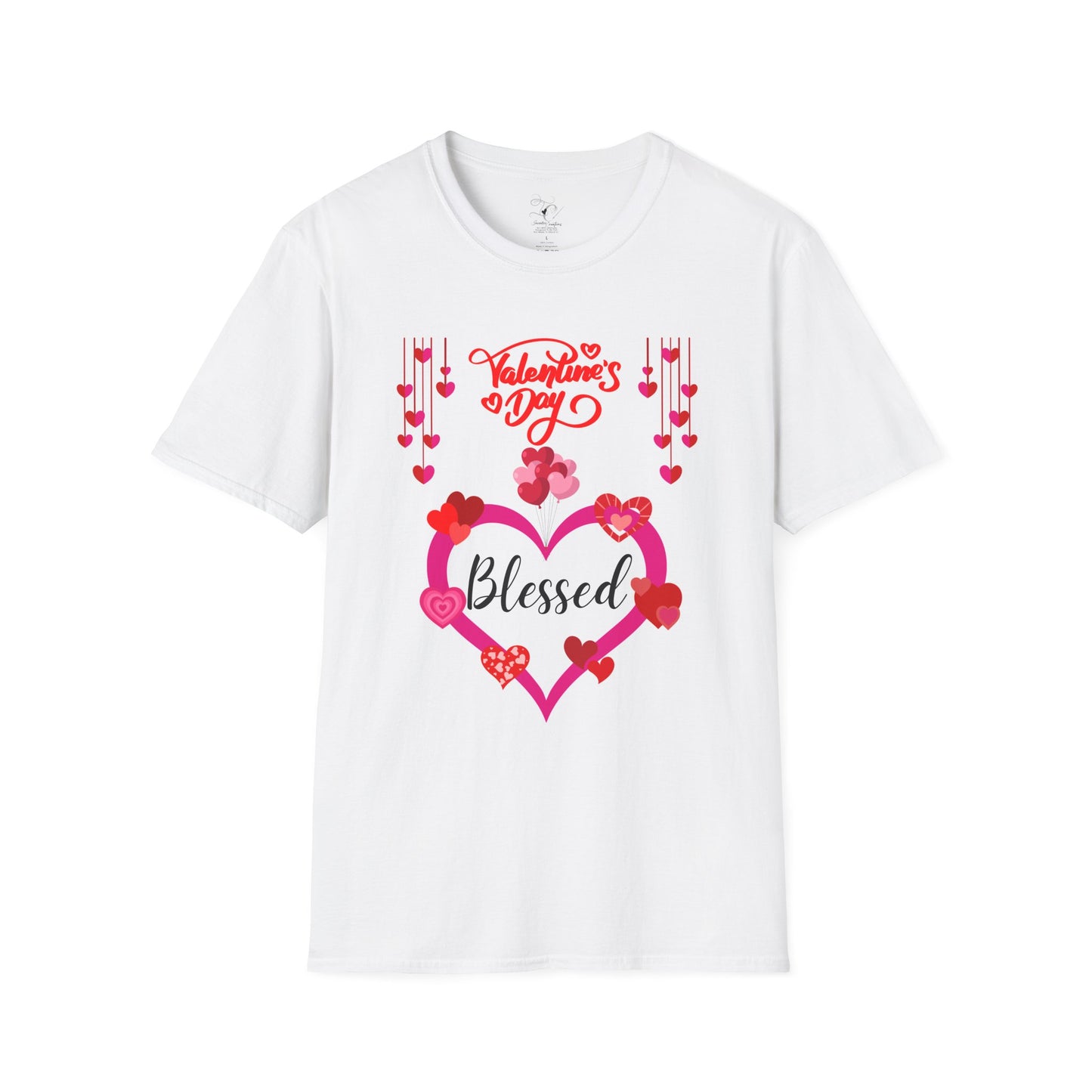Valentine's Day 'Blessed' Heart T-Shirt
