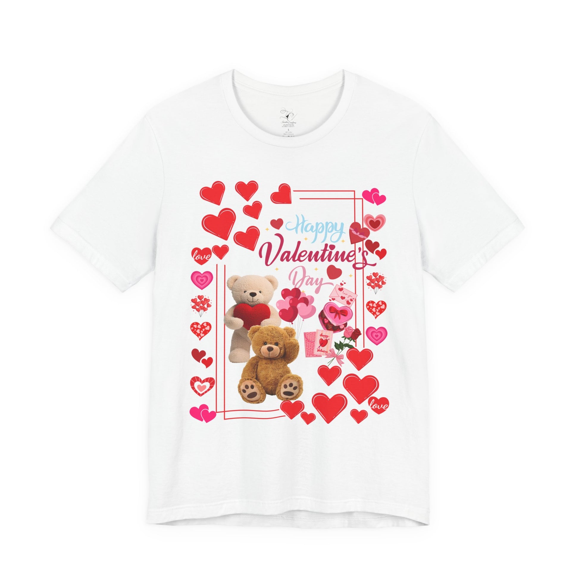 Valentine's Day Teddy Heart Tee