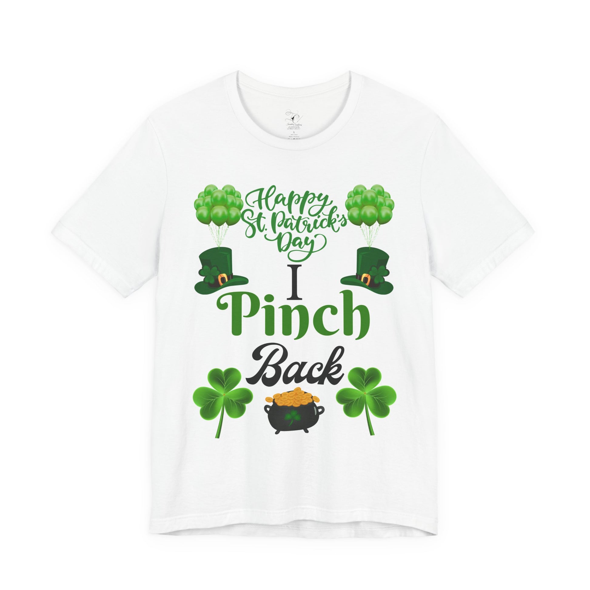St Patrick's Day I Pinch Back T Shirt