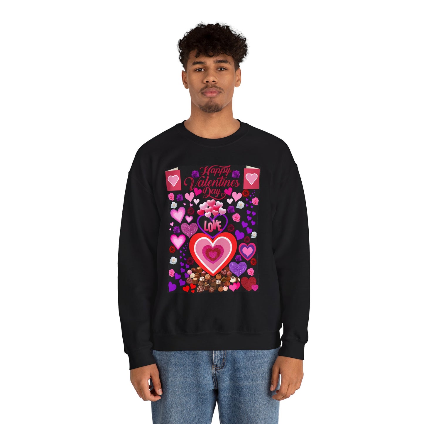 Valentine's Day Heart Love Sweatshirt