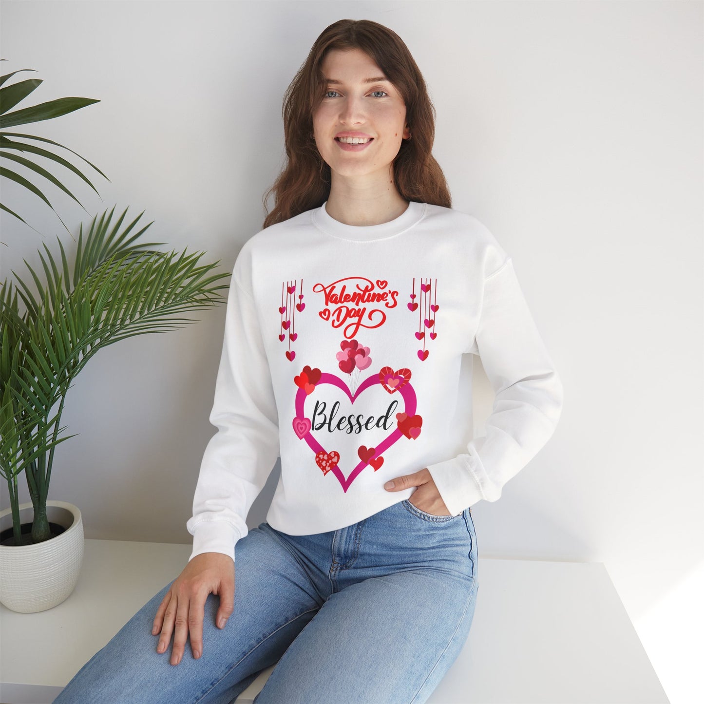 Valentine's Day Blessed Sweatshirt