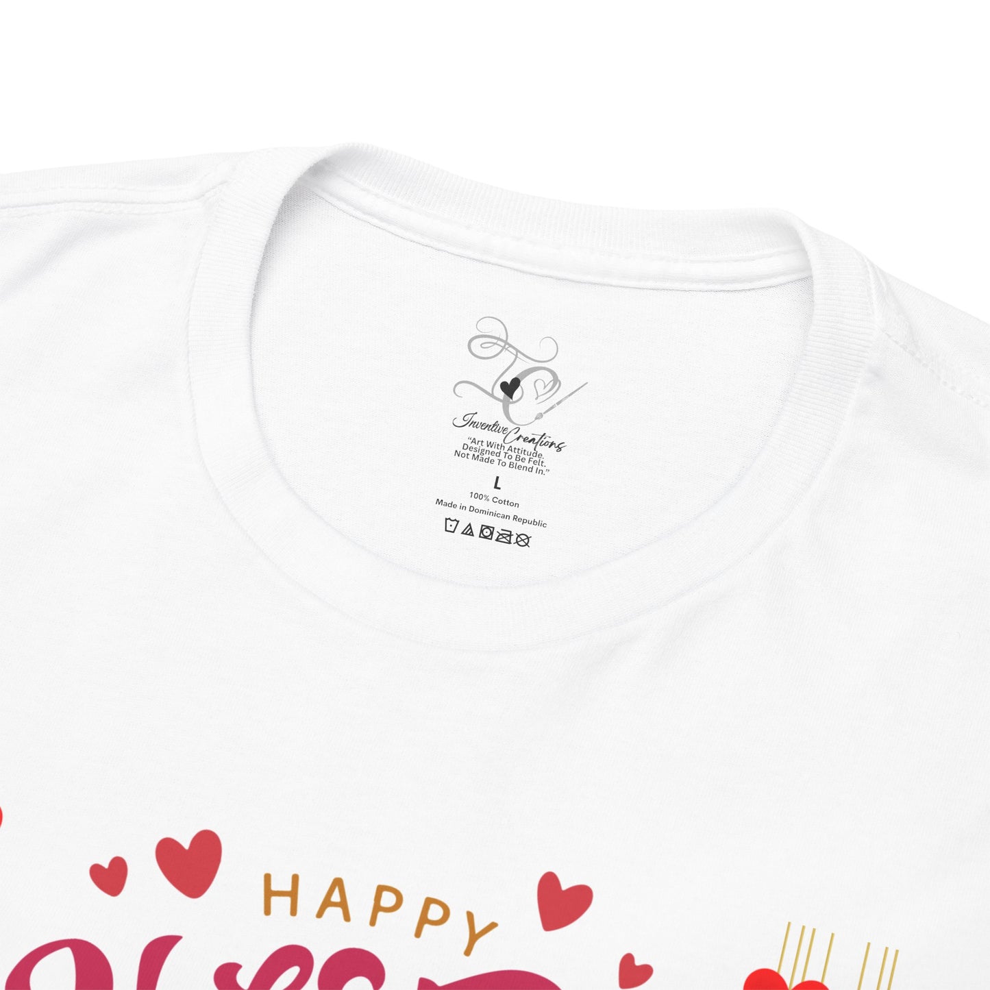 Valentine's Day Tree T-Shirt - Happy Valentine's Day Heart & Gift Design