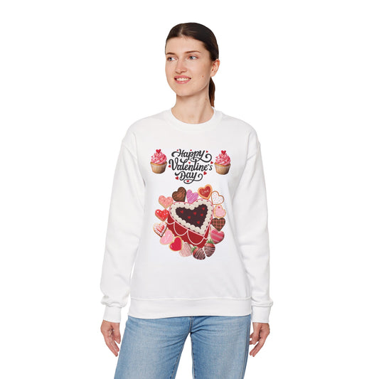 Valentine Day Heart Cookies Cupcakes Sweatshirt