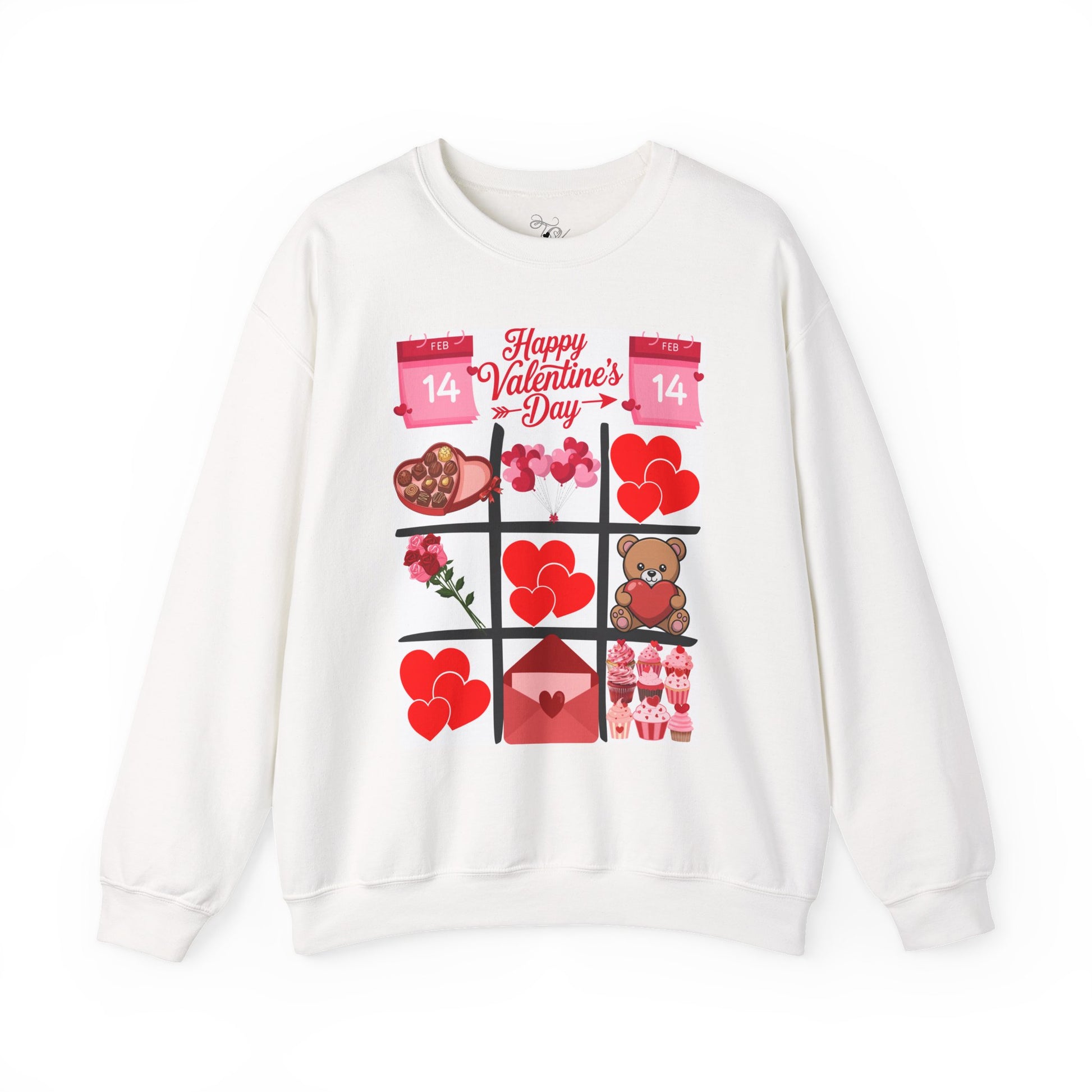 Valentines Day Tic Tac Toe Sweatshirt