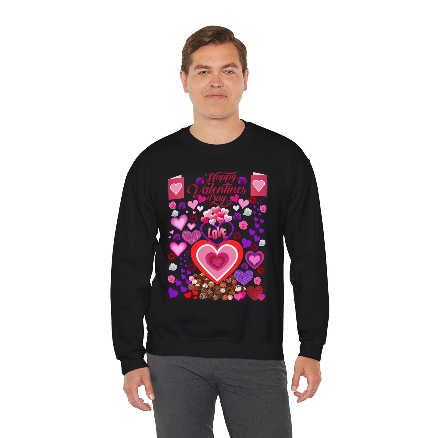 Valentine's Day Heart Love Sweatshirt