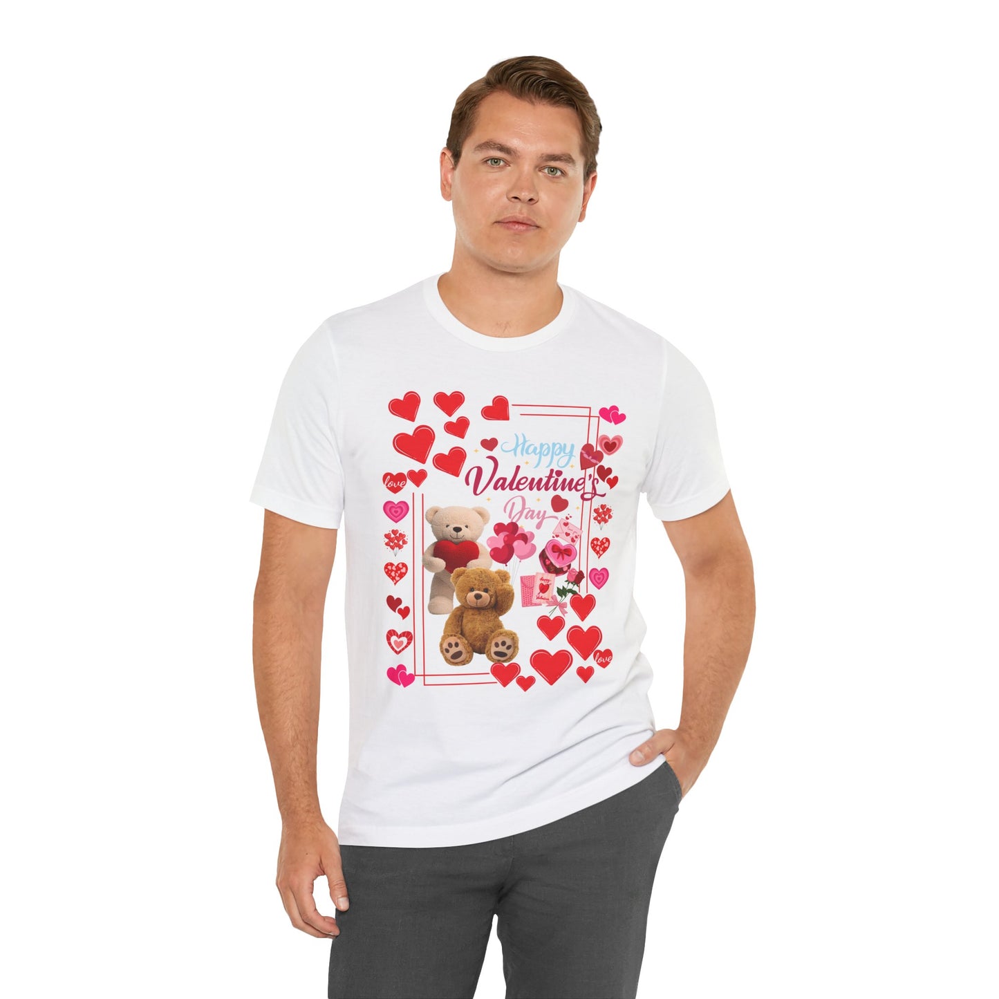 Valentine's Day Teddy Heart Tee