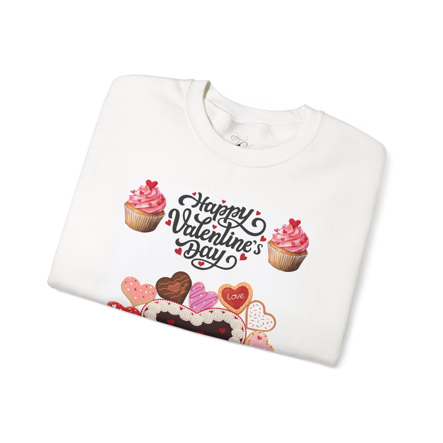 Valentine Day Heart Cookies Cupcakes Sweatshirt