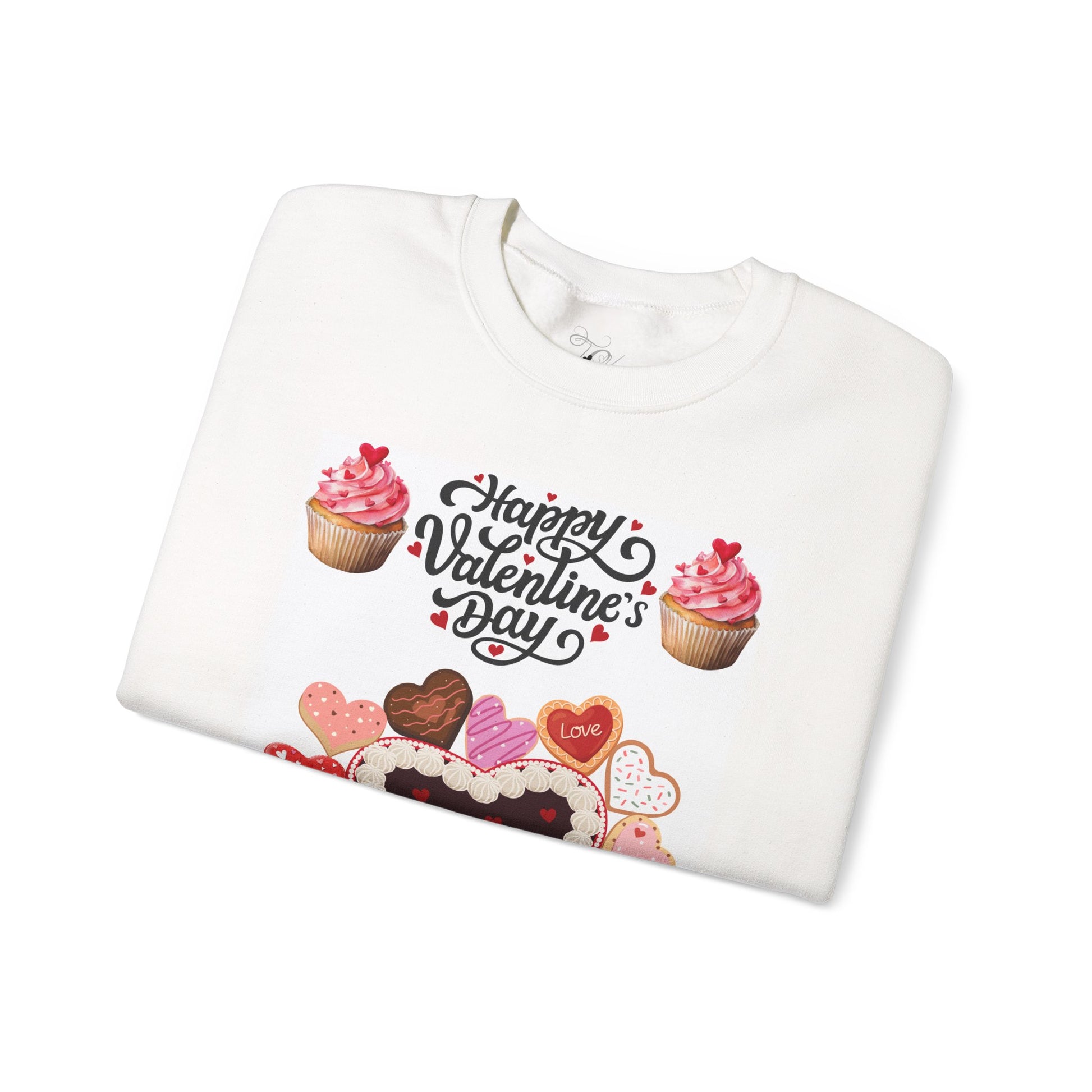 Valentine Day Heart Cookies Cupcakes Sweatshirt