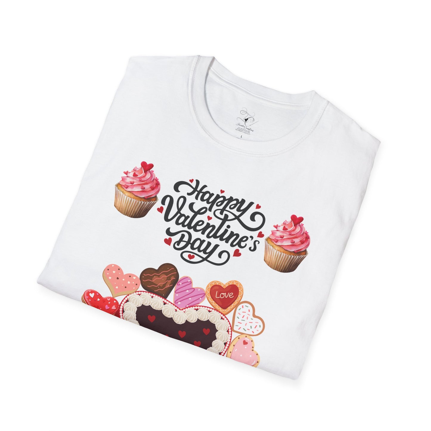 Valentine's Day Heart Chocolates & Cupcakes T-Shirt