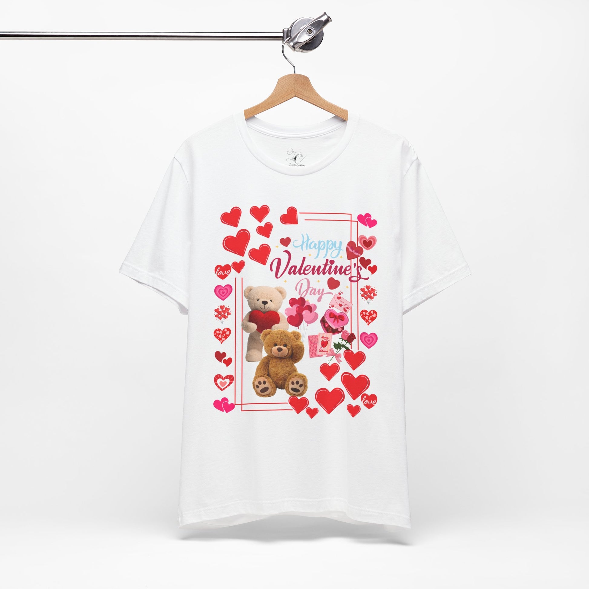 Valentine's Day Teddy Heart Tee