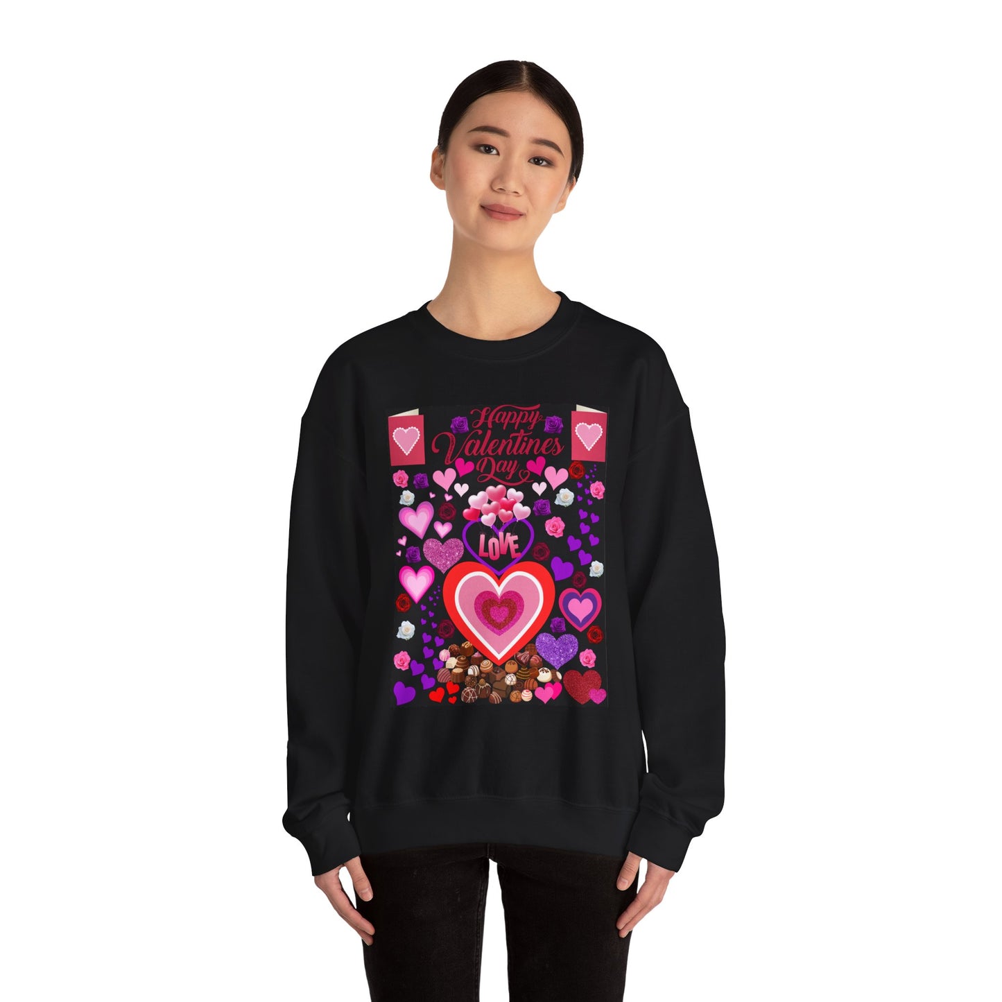 Valentine's Day Heart Love Sweatshirt