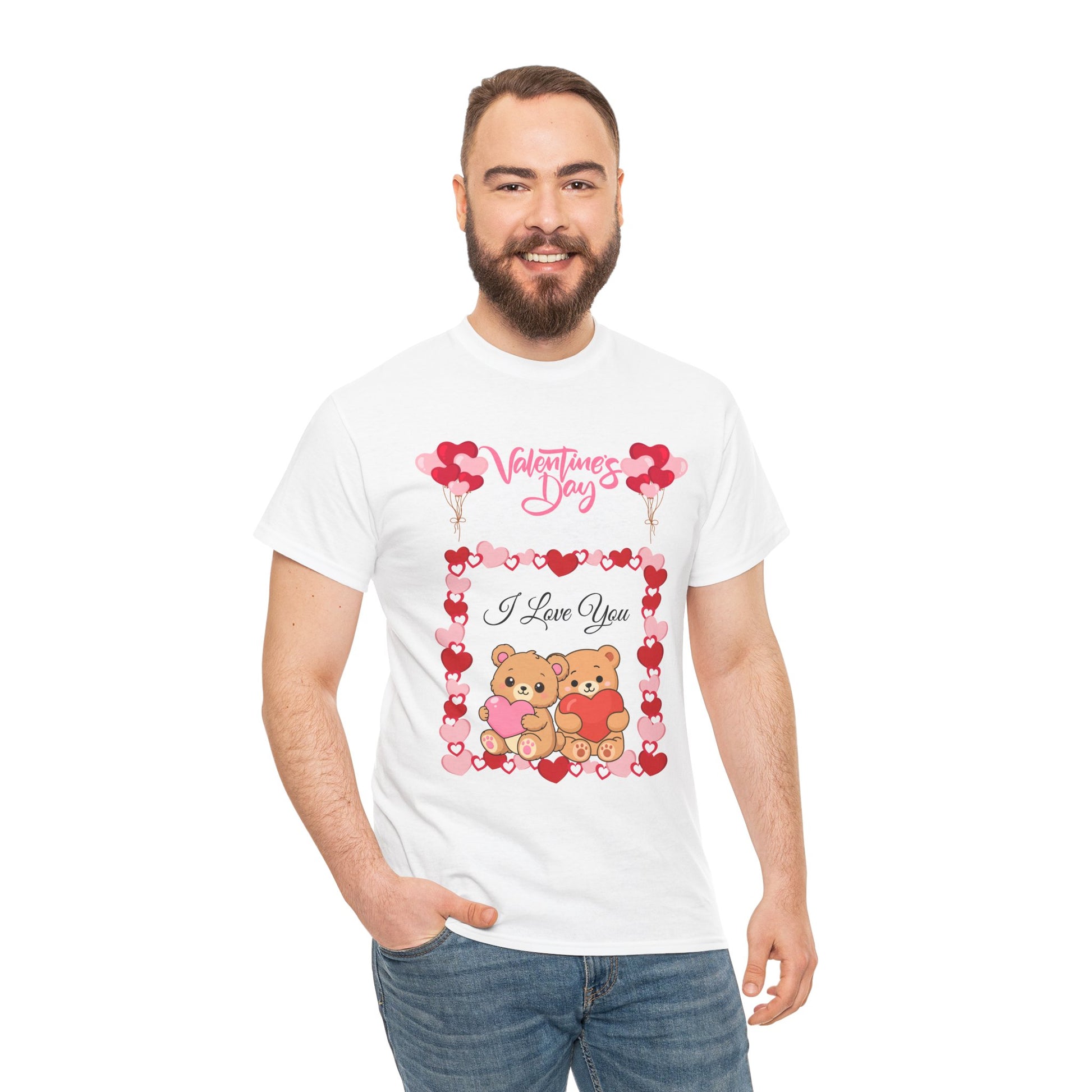 Valentine's Day I Love You Teddy Bears T Shirt