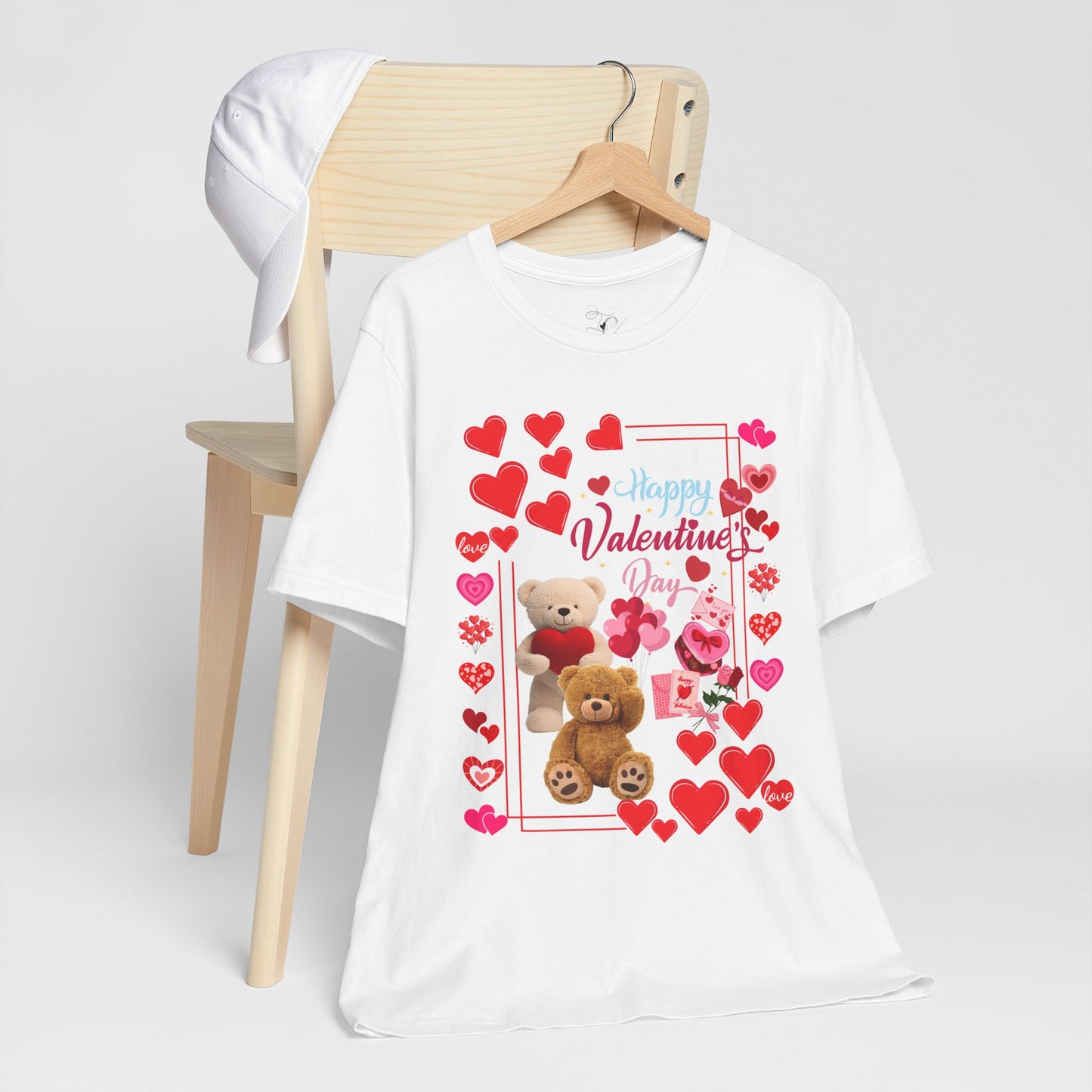 Valentine's Day Teddy Heart Tee