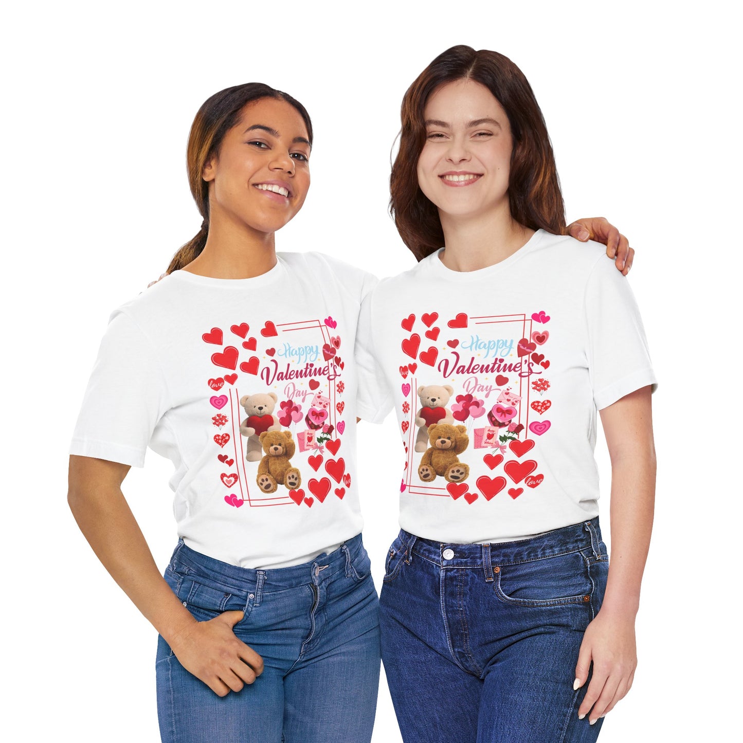Valentine's Day Teddy Heart Tee