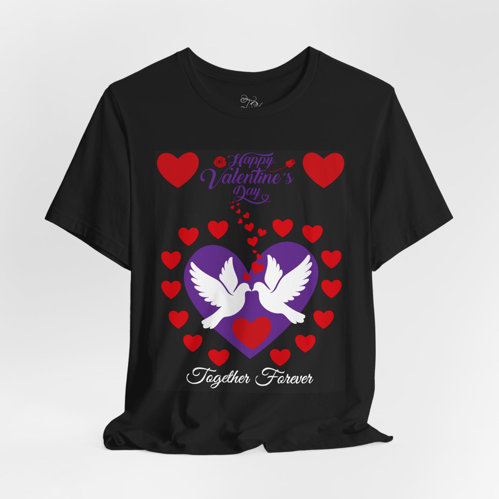 Valentine Doves Together Forever T Shirt
