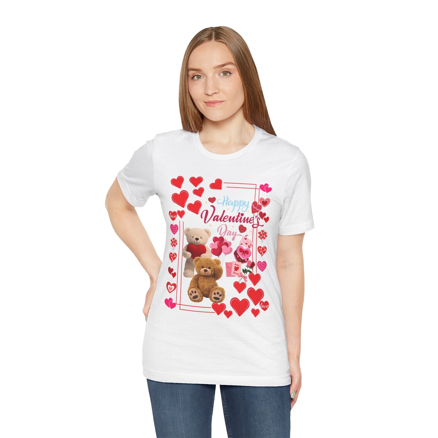 Valentine's Day Teddy Heart Tee