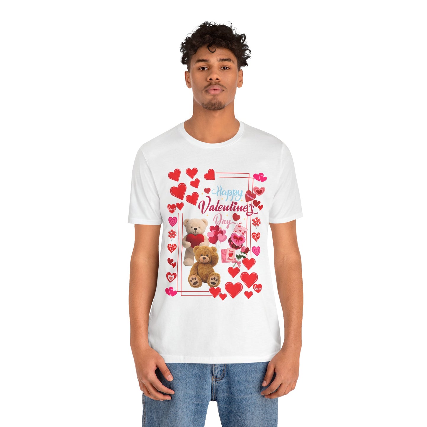 Valentine's Day Teddy Heart Tee
