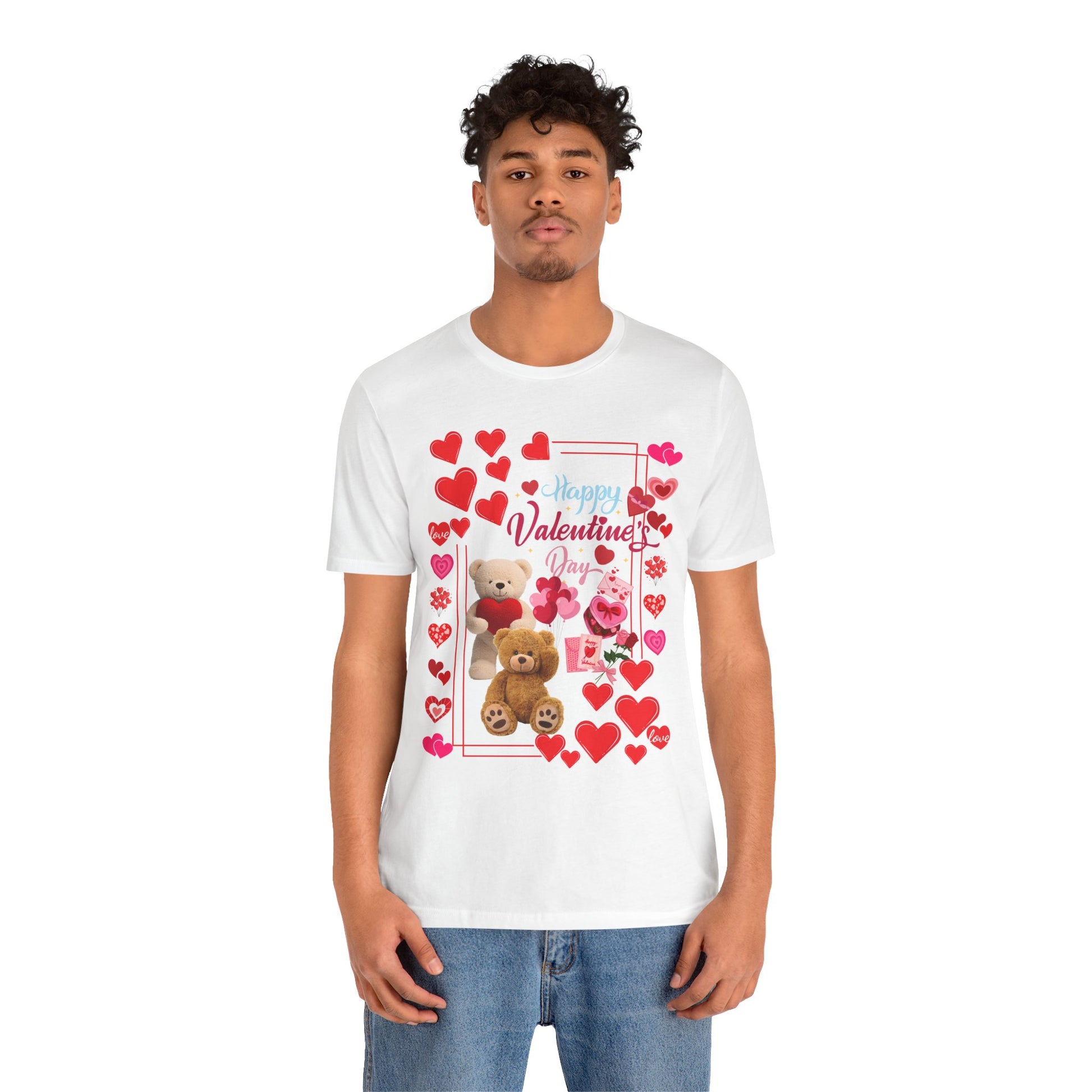 Valentine's Day Teddy Heart Tee