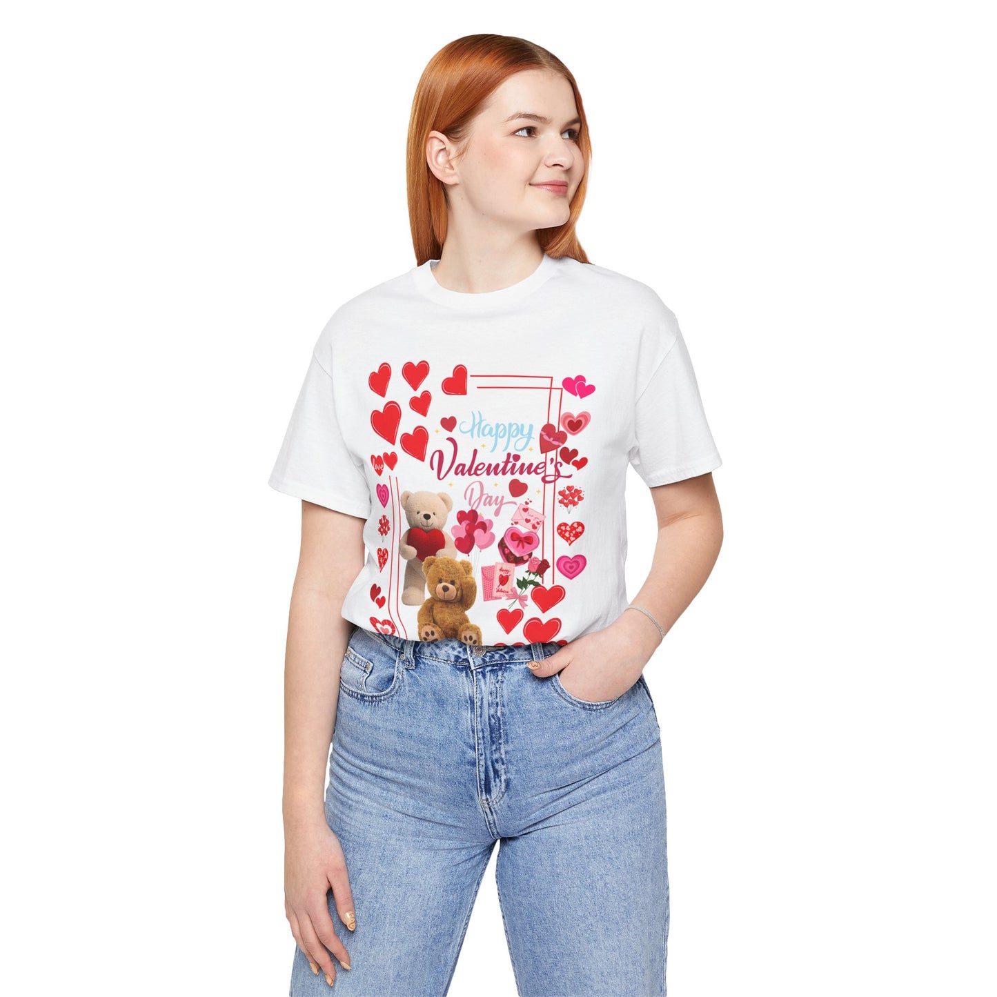 Valentine's Day Teddy Heart Tee