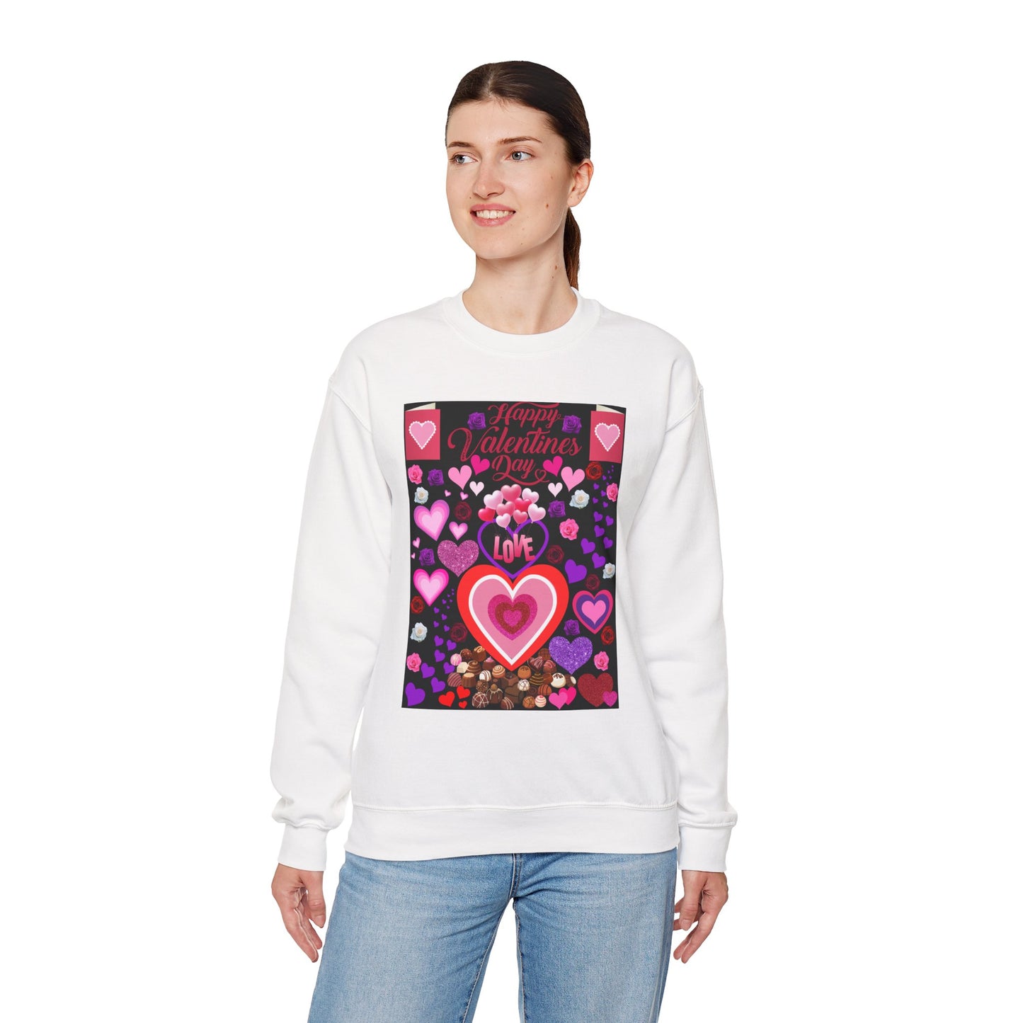 Valentine's Day Heart Love Sweatshirt