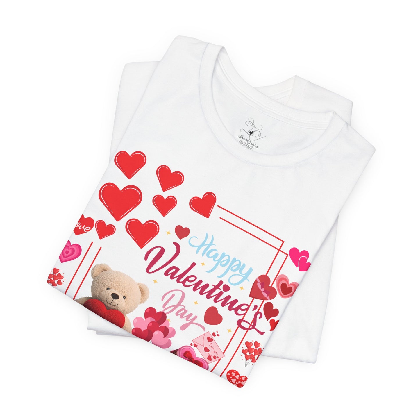Valentine's Day Teddy Heart Tee