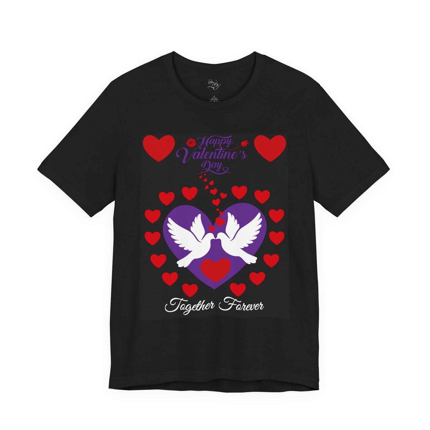 Valentine Doves Together Forever T Shirt