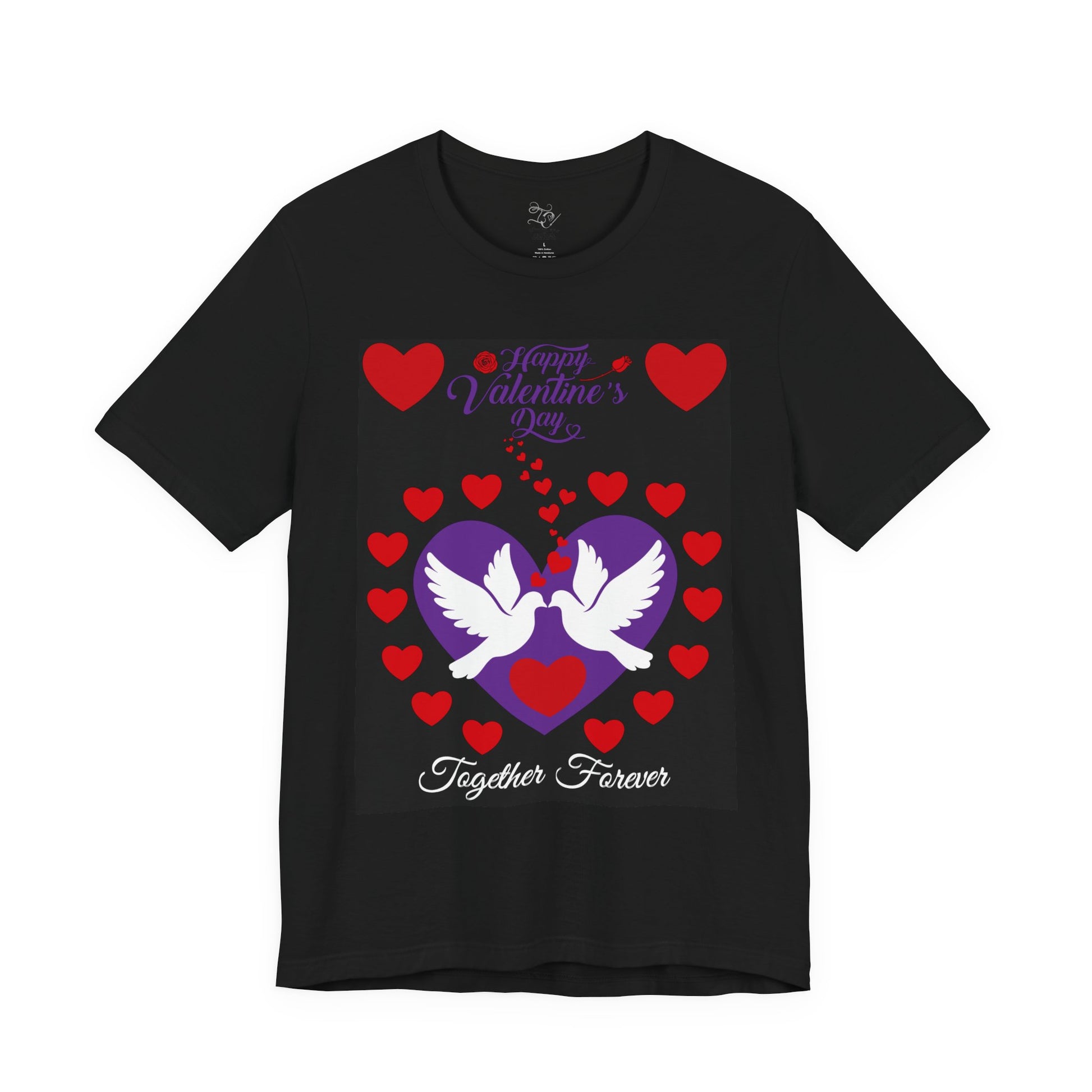 Valentine Doves Together Forever T Shirt